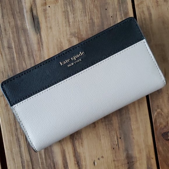 kate spade Handbags - Kate Spade large slim bifold wallet NWT